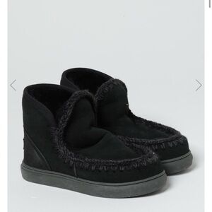 Mou Black Suede Sneaker- Sz 38